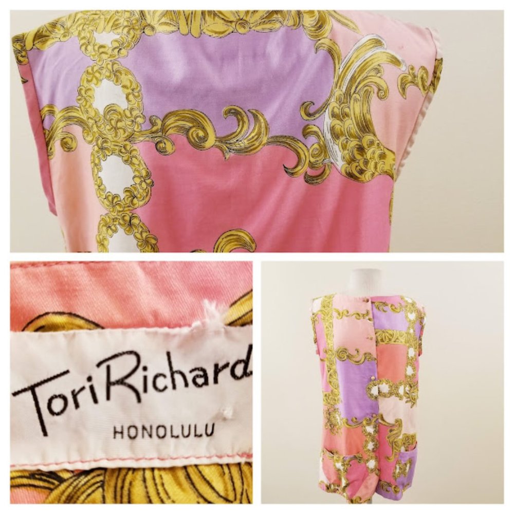 60's Tori Richard Hawaiian Tea Timer - XL - VOLUP